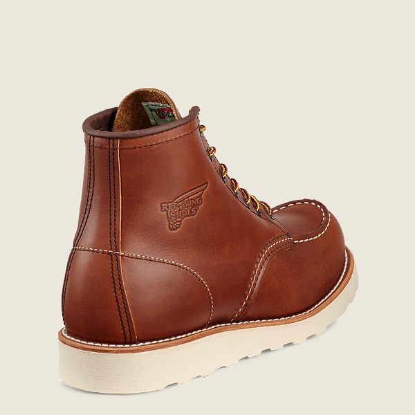 Botas de Trabajo Red Wing Hombre Marrom - Traction Tred - 6-Inch Soft Toe - 492-ZJSKCM